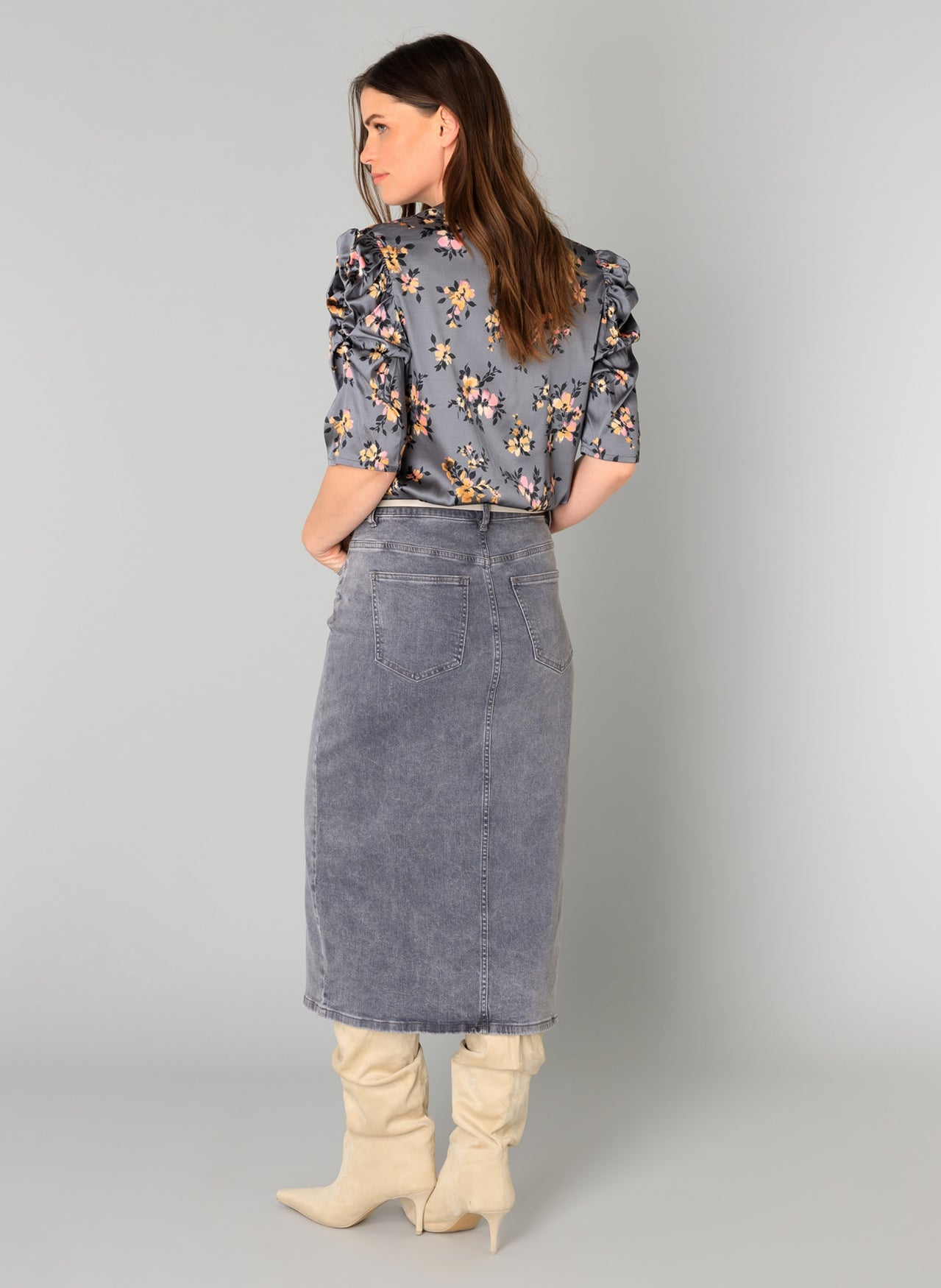 Barbara | Grey Denim