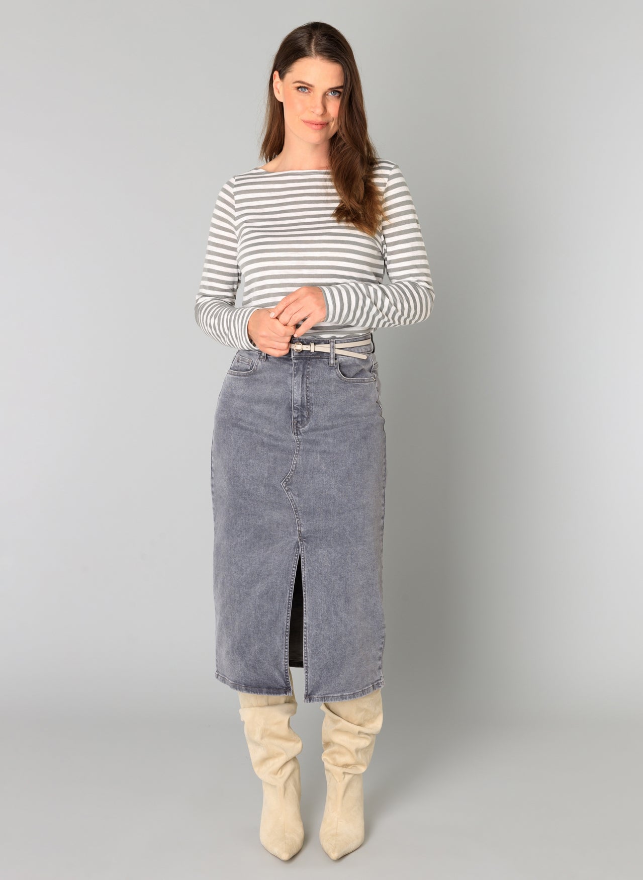 Barbara | Grey Denim