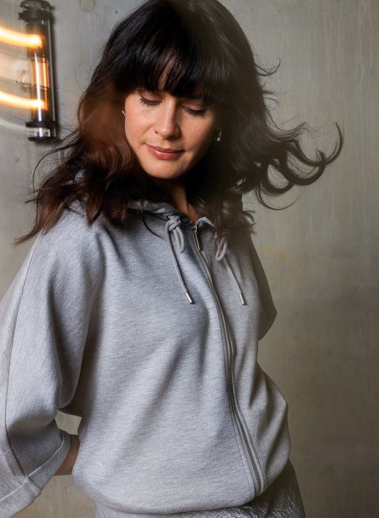 Brigitte | Light Grey/Melange