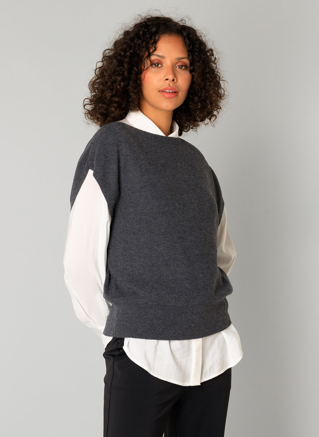 Colleen | Dark Grey/Melange