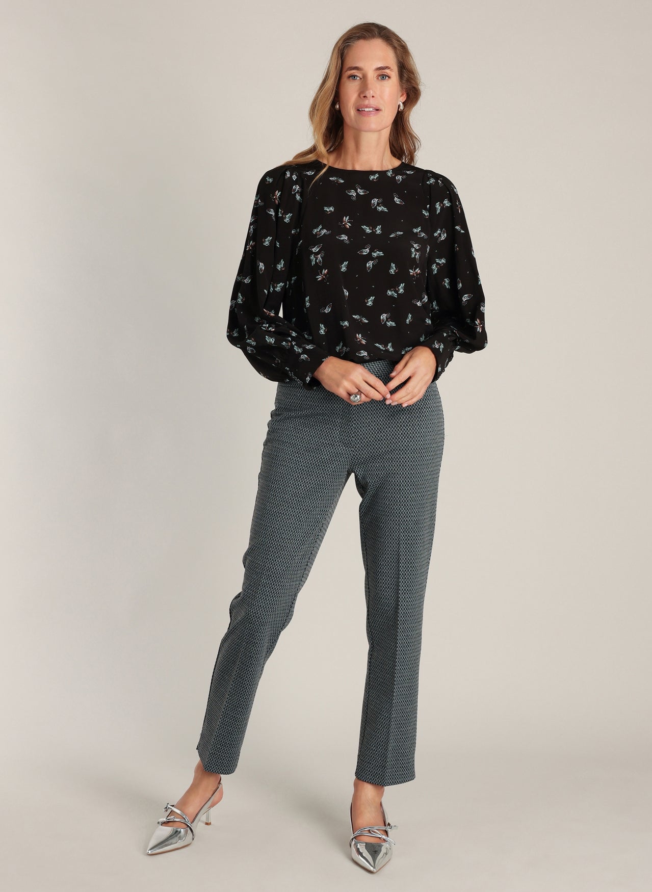 Demetra | Black Multi Colour