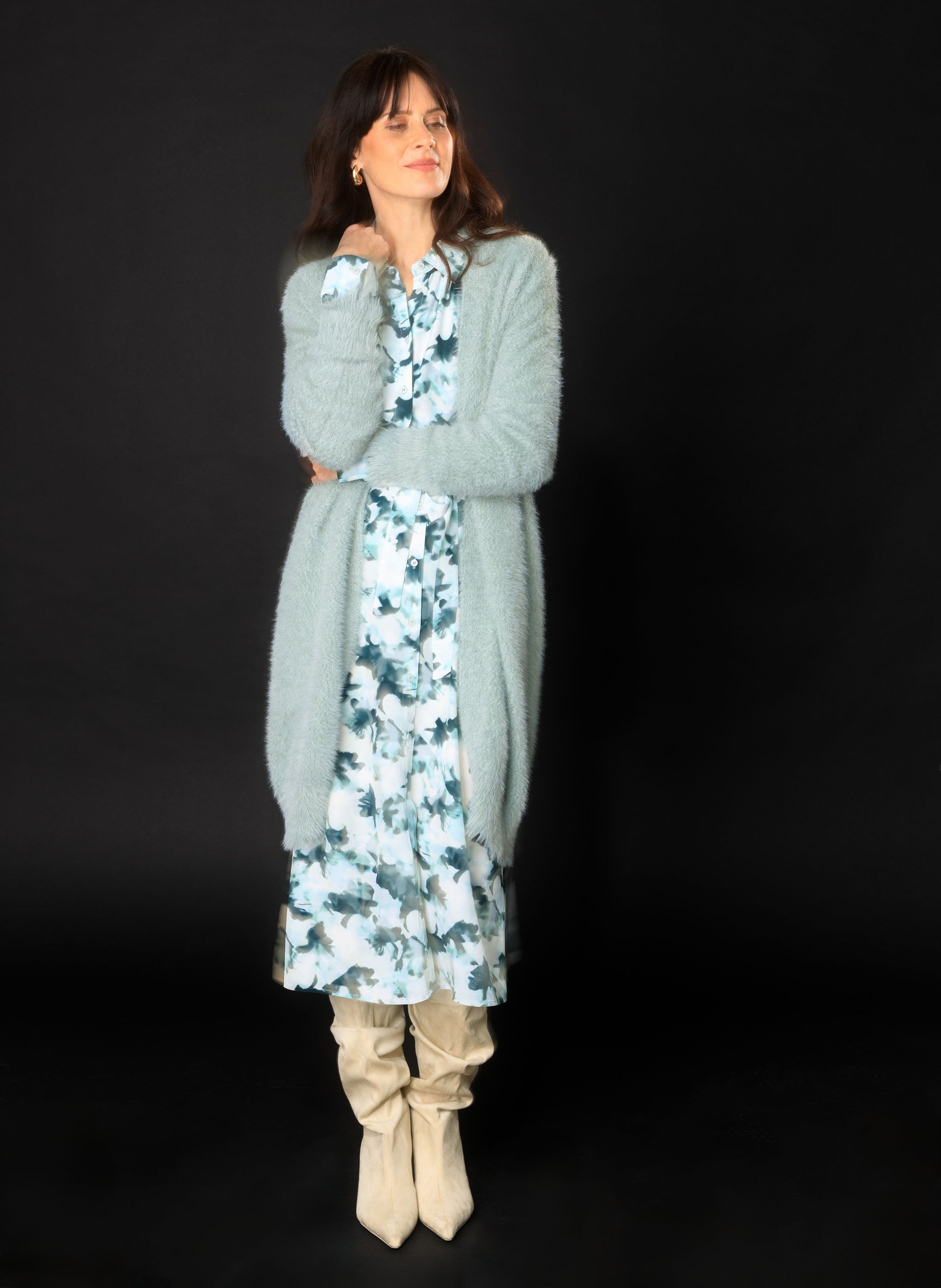 Hadea | Mint Grey/Melange