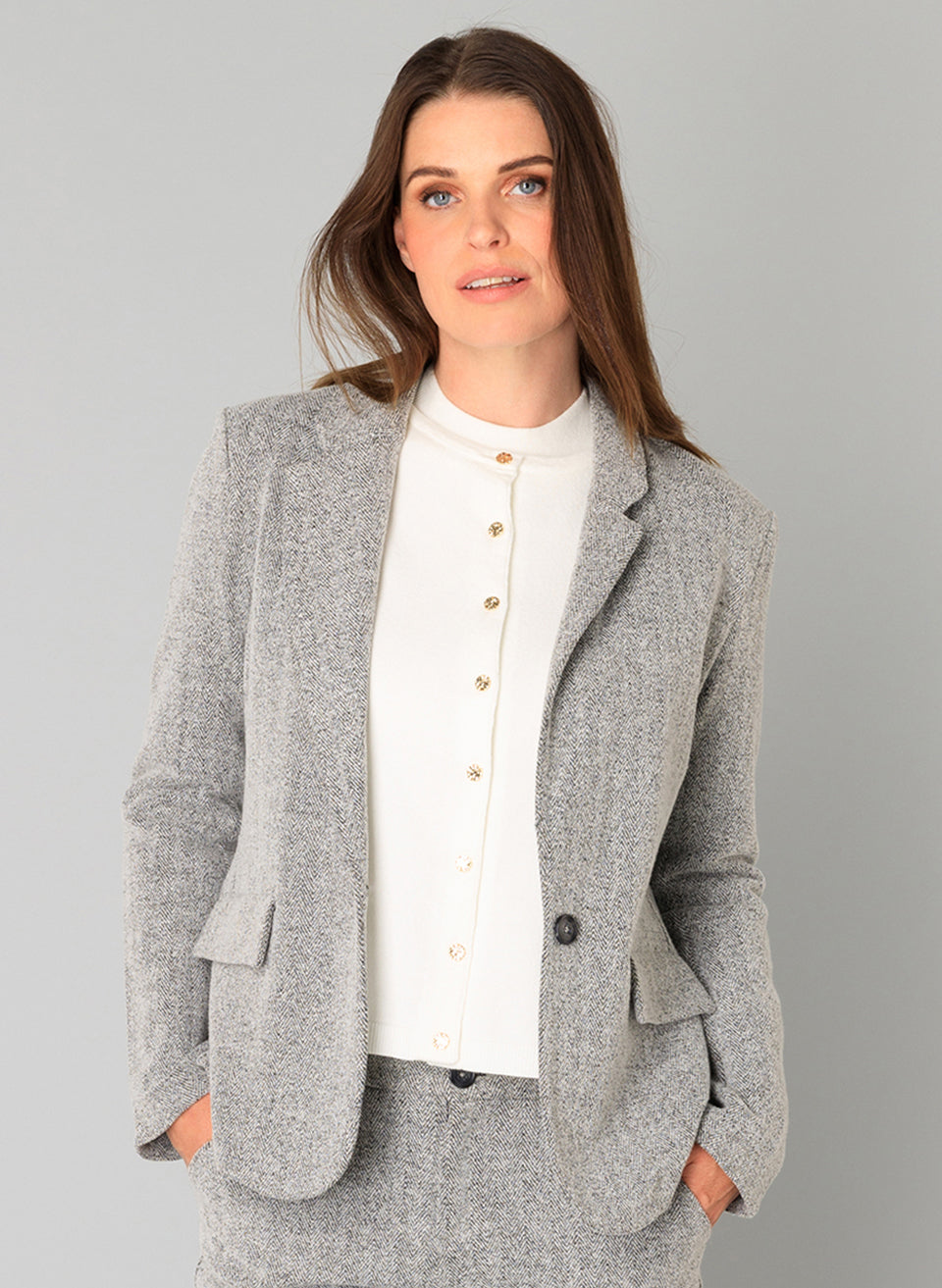 Berta | Silver Grey/Melange