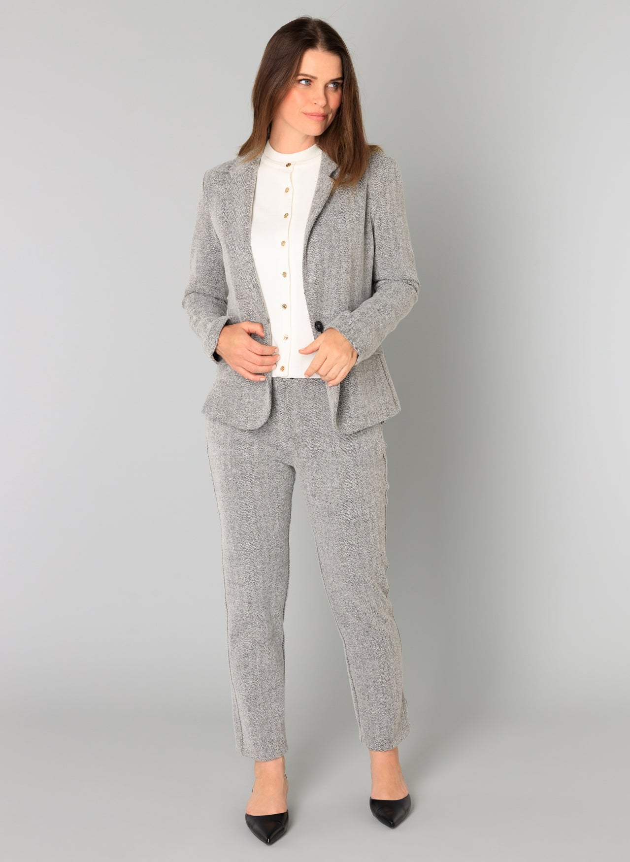 Berta | Silver Grey/Melange