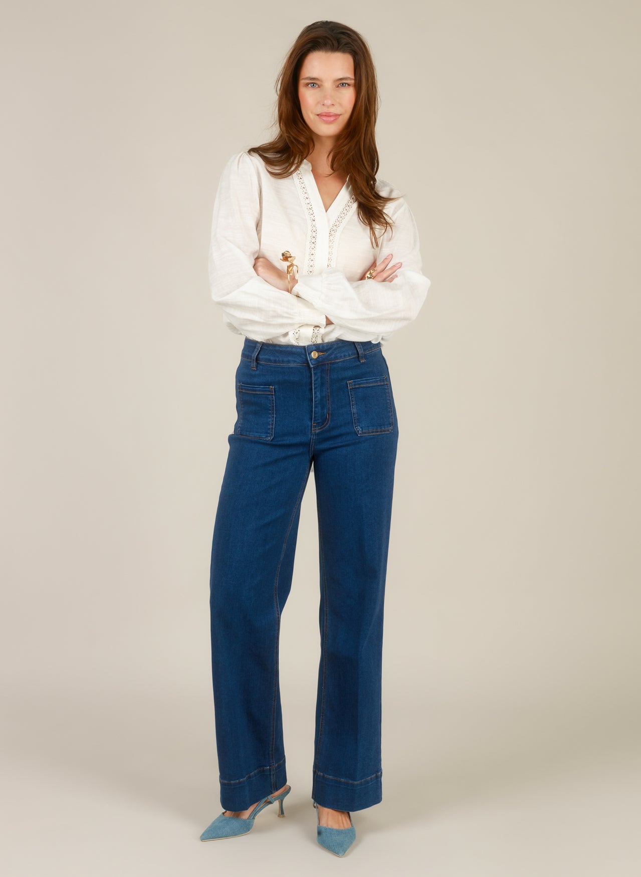 Ivy | Denim Stone Wash Blu