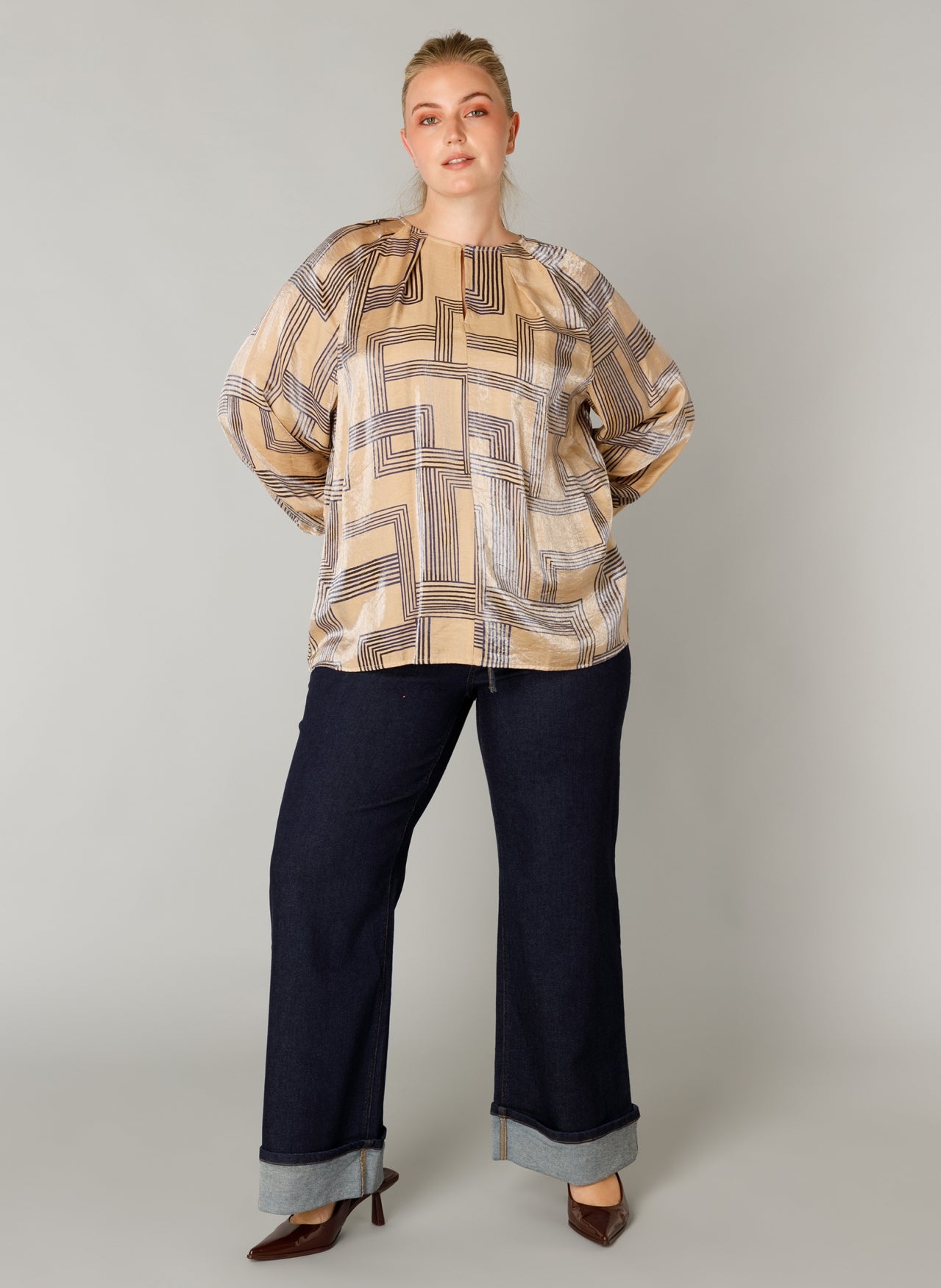 Fleur | Dark Sand/Dark Navy