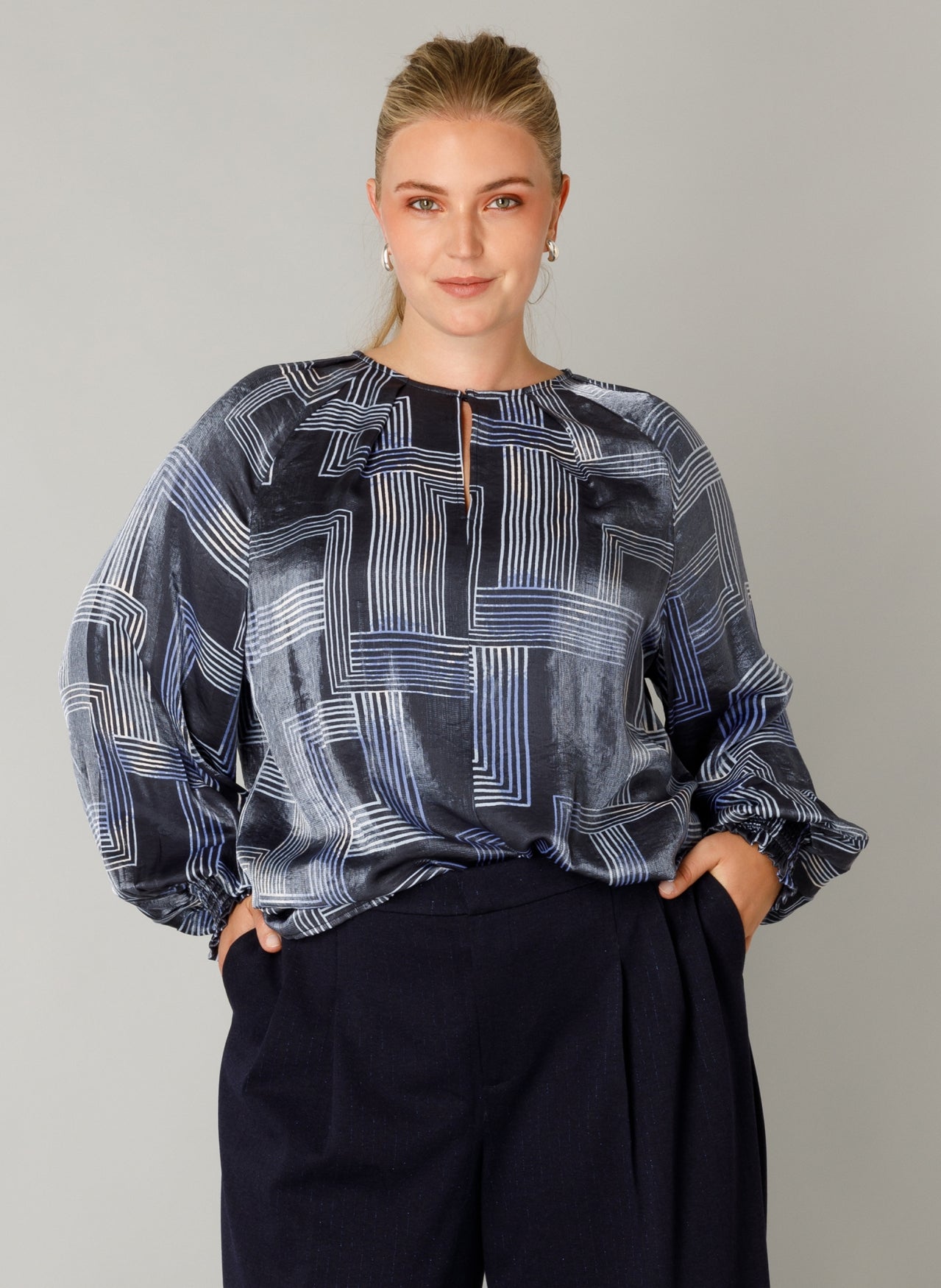 Fleur | Dark Navy/French Blu