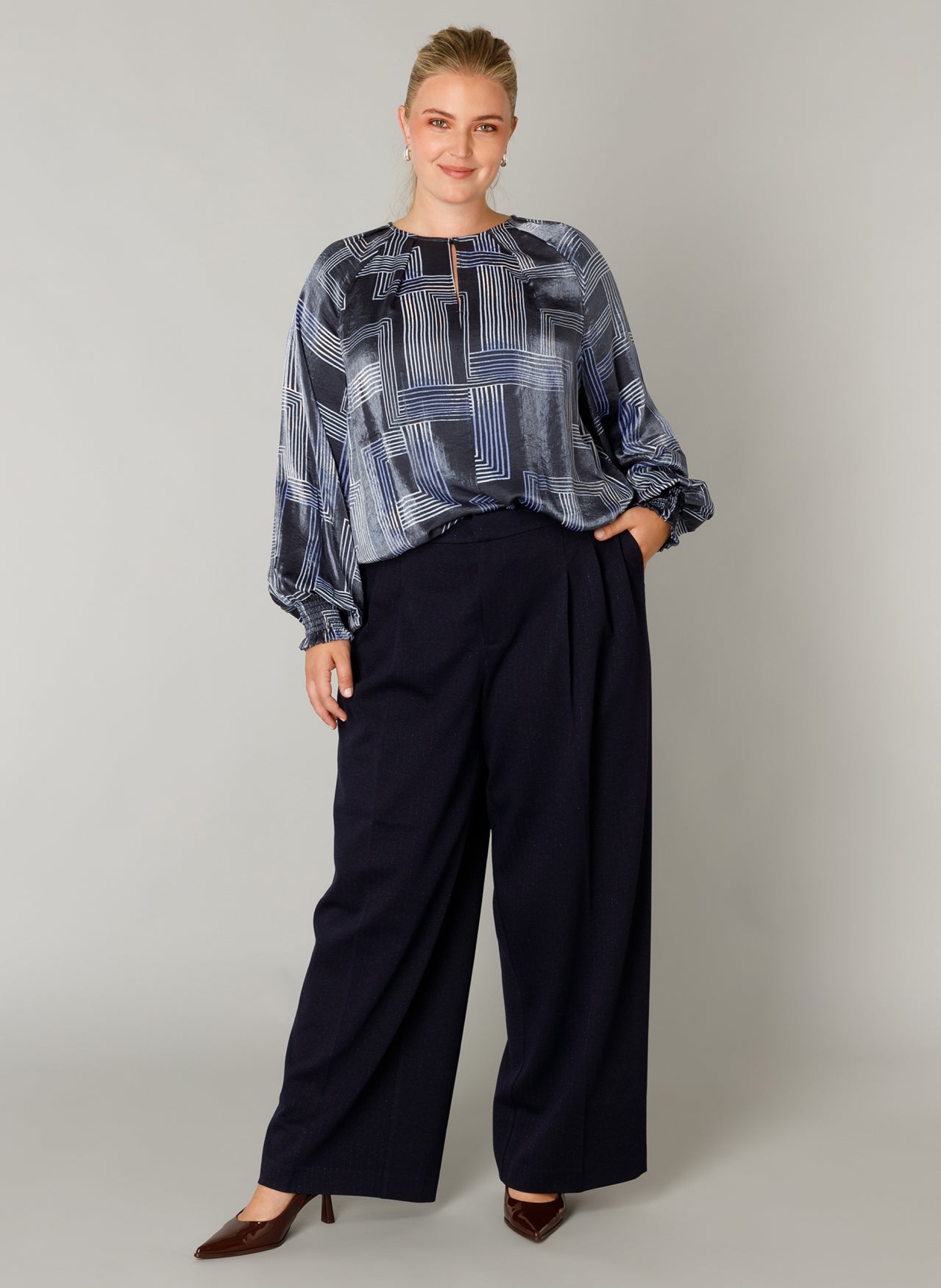 Fleur | Dark Navy/French Blu