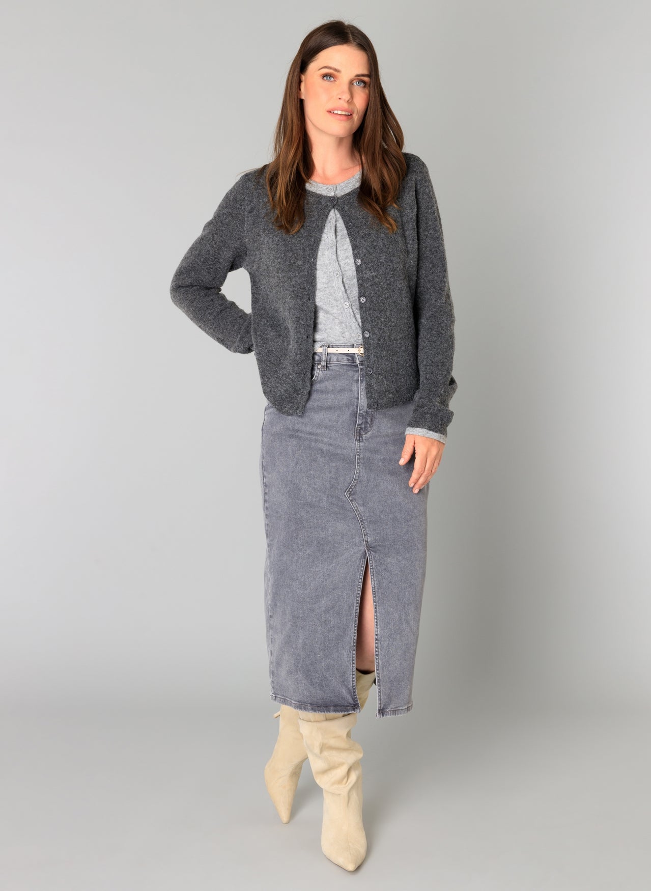 Brandi | Dark Grey/Melange