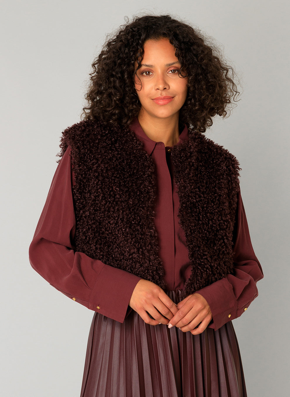 Caroline | Dark Bordeaux