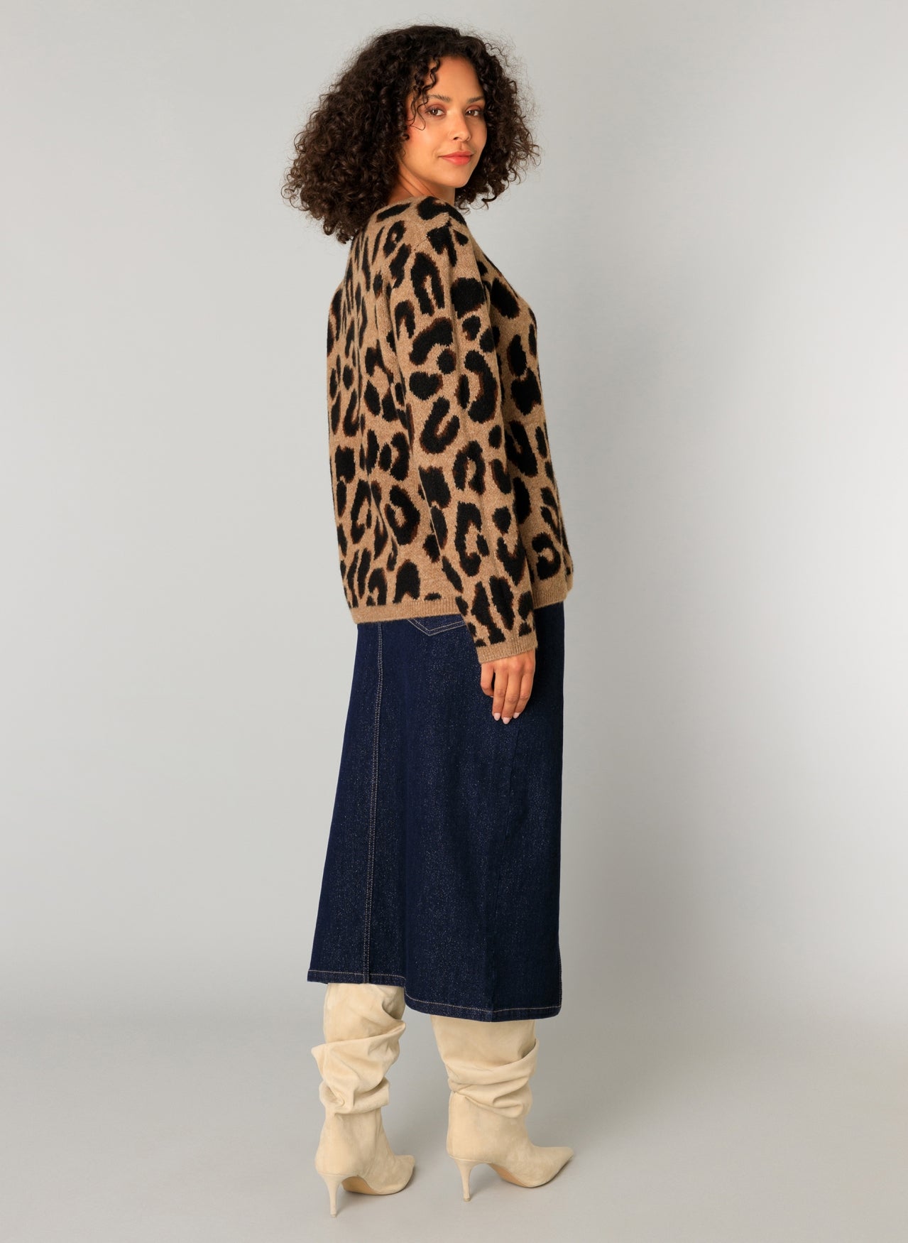 Clover | Soft Taupe/Multi Col