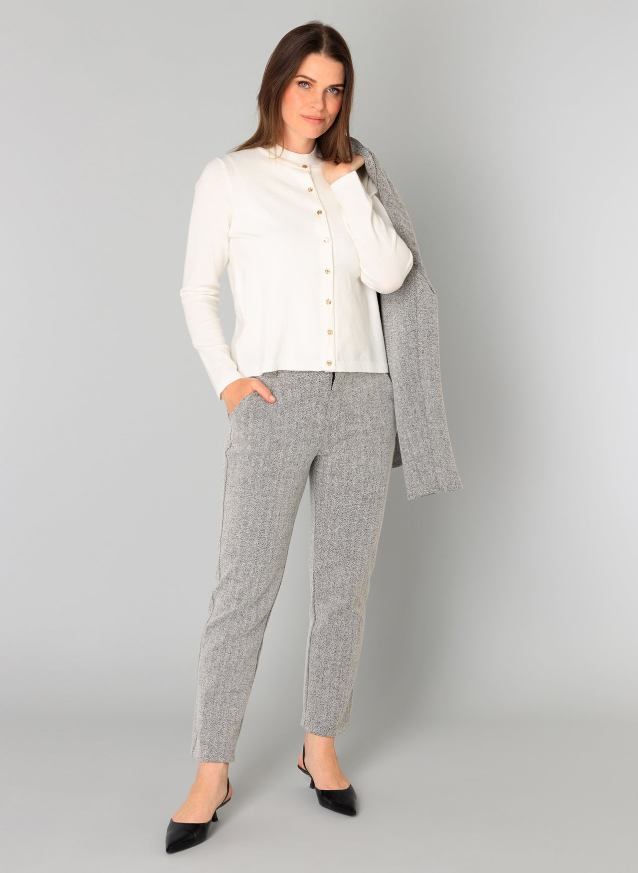 Berta | Silver Grey/Melange