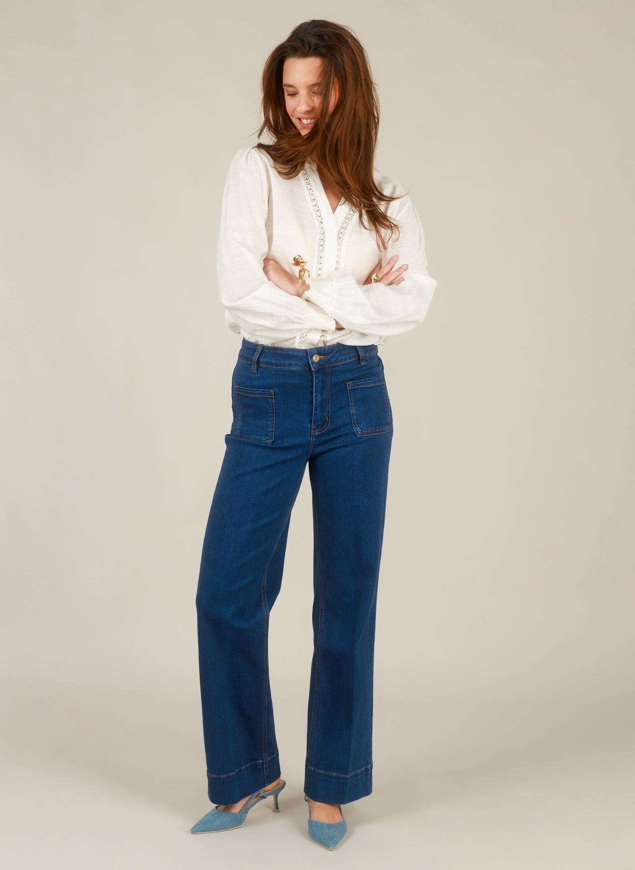 Ivy | Denim Stone Wash Blu