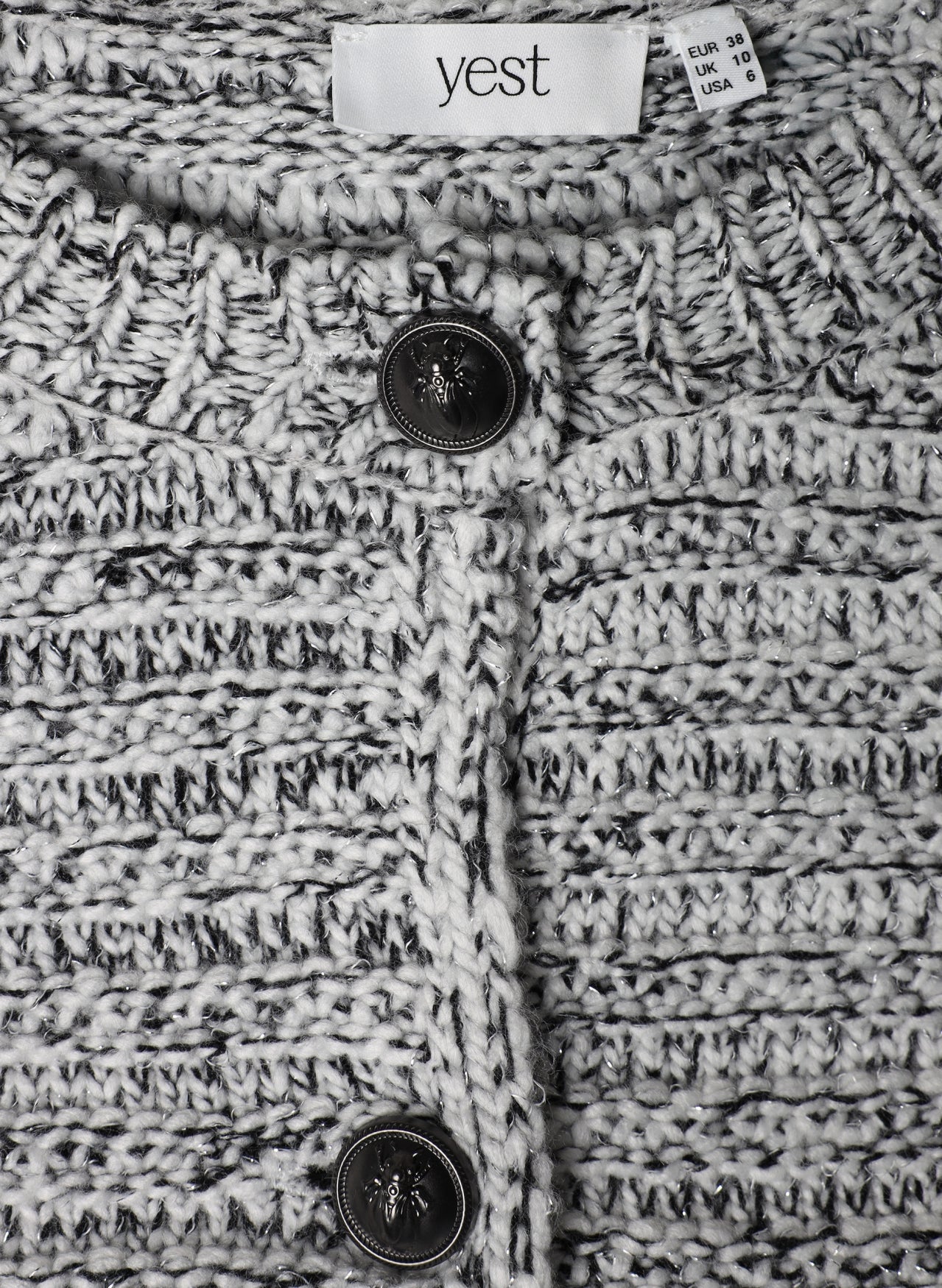 Hinda | Black/Off White Mela